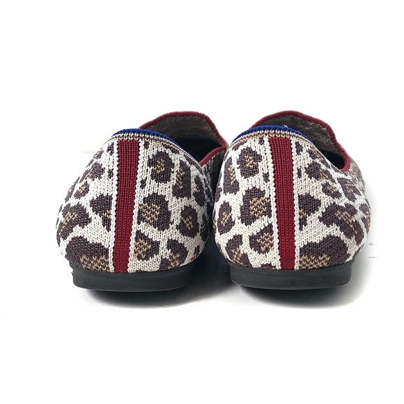 Rothy's The Loafer Moca Spot Leppard Print Flats, 9 - Picture 4 of 8